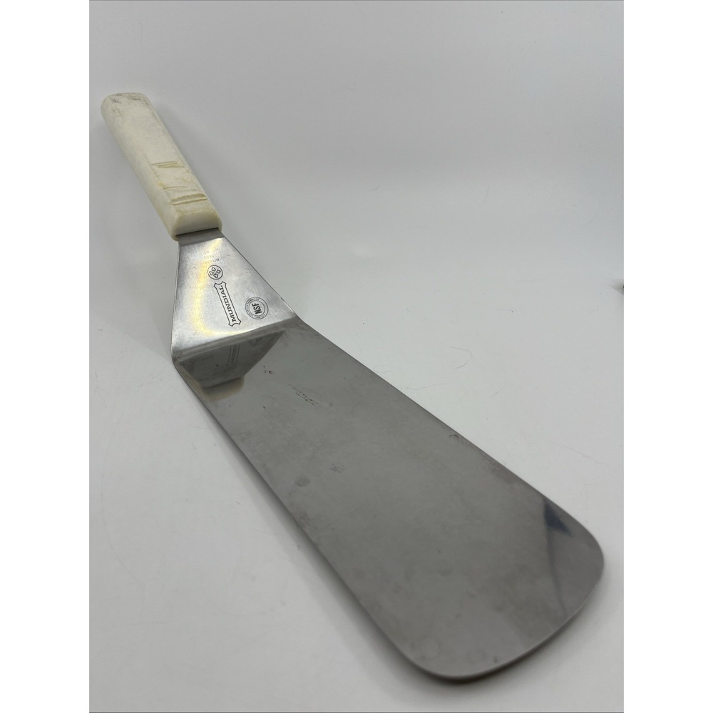 Mundial Spatula 5683 NT Made in Brazil Large Flipper Worn Handle